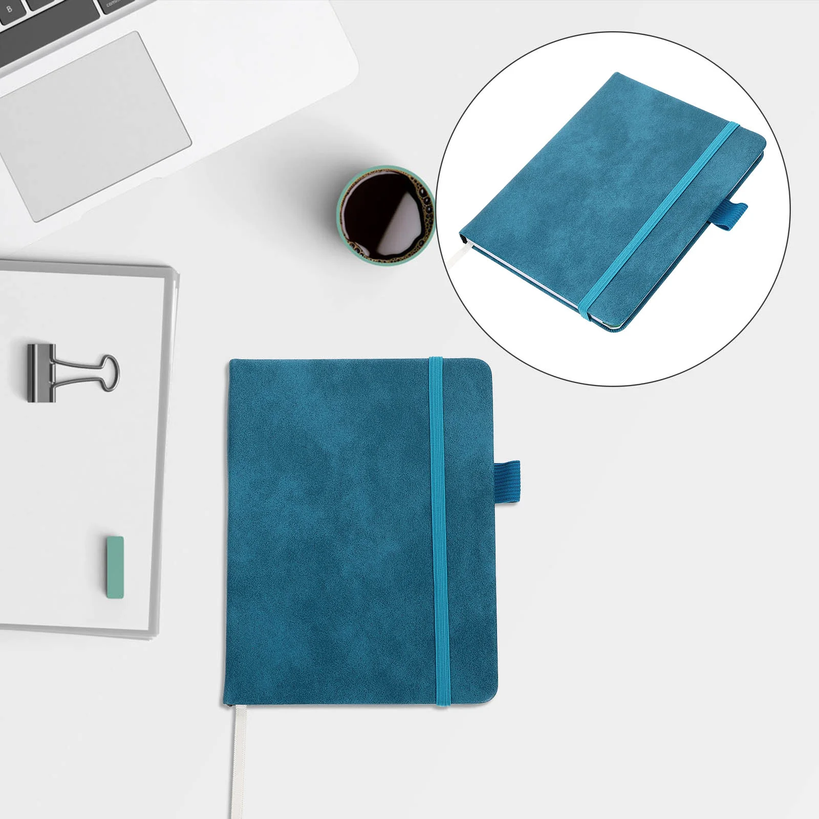 

Address Book Password Phone Imitation Index Page with Pen Insert Strap (sky Blue ) Telephone Portable Organizer Green
