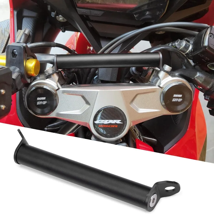 

Motorcycle GPS Bracket Navigation Bracket Phone Holder for Honda CBR650R 20182024 Durable Black Motorcycle Mount with Universal