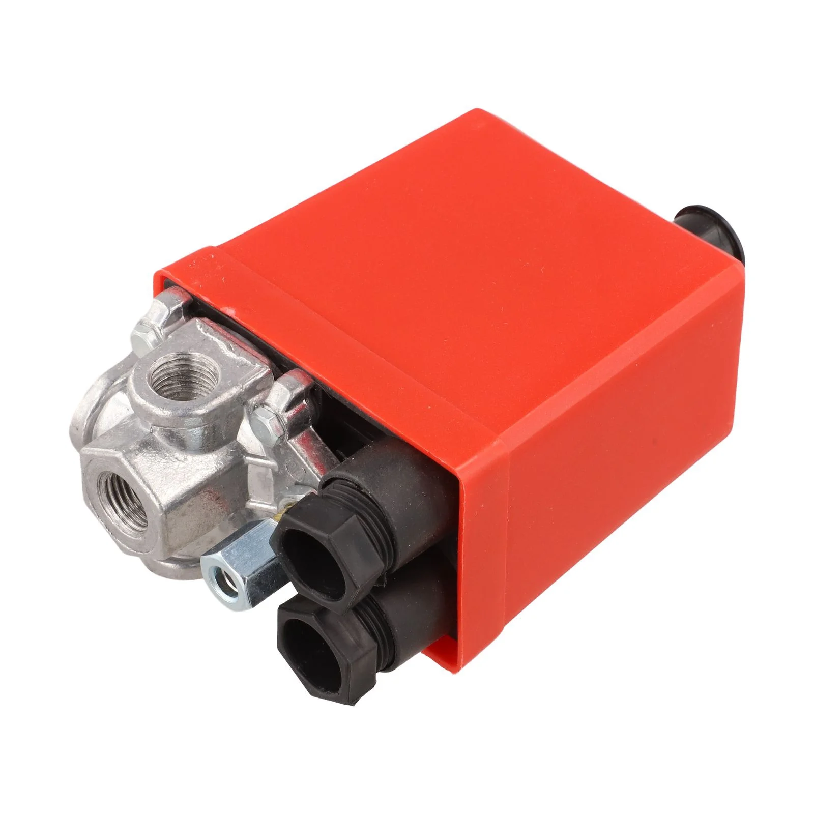 Compact Four Way Pressure Switch for Air Compressors Precise Pressure Control 0 6 to 0 8 MPa Compatible with Multiple Models