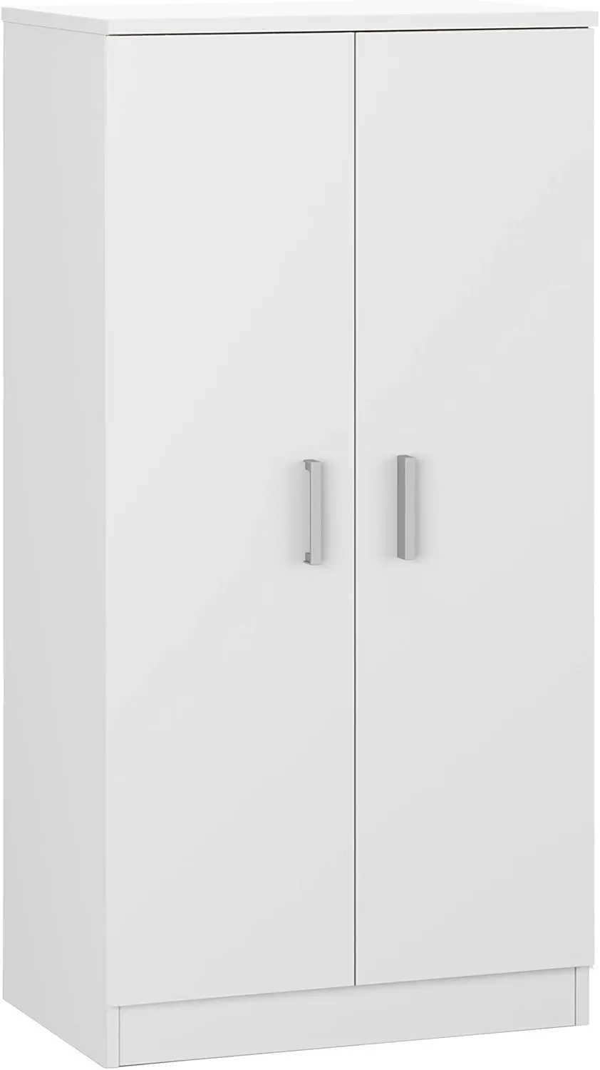 Zapatero Armario Basic, Mueble Auxiliar Acabado en Color Blanco, Medidas: 108 x 55 x 36 cm de Fondo