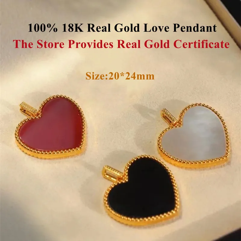 100-real-gold-pendant-au750-real-18k-gold-heart-shape-pendant-for-women-fashion-exquisite-gift-agate-stone-necklace-jewelry