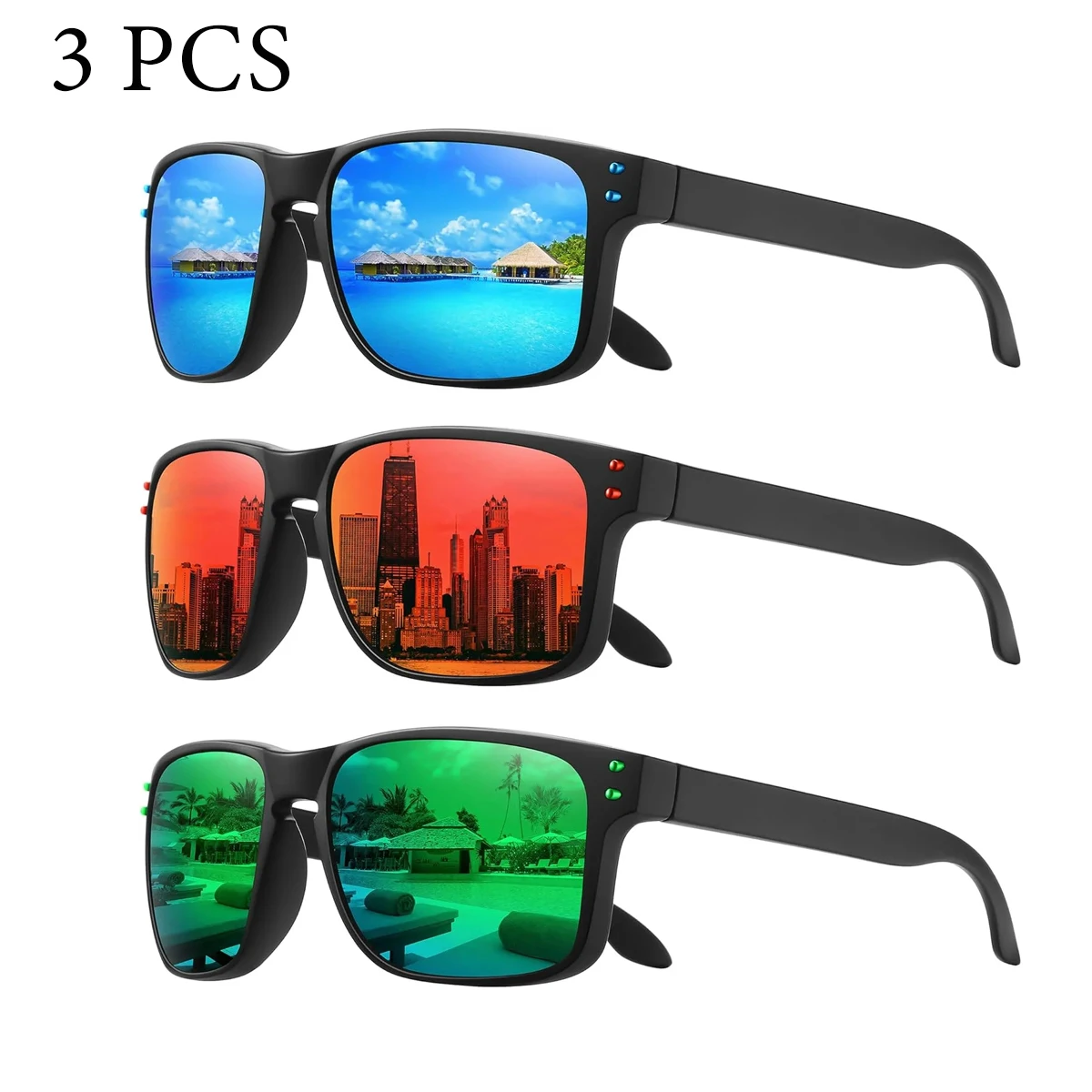 1/4 Pcs Polarized Sunglasses for Men Women Designer Driving  display picture 2