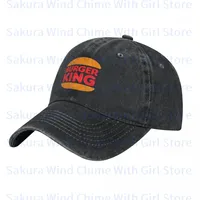 Fashion Burger King Baseball Cap for Men cotton Hats Adjustable Hat Casual Truck driver Hat