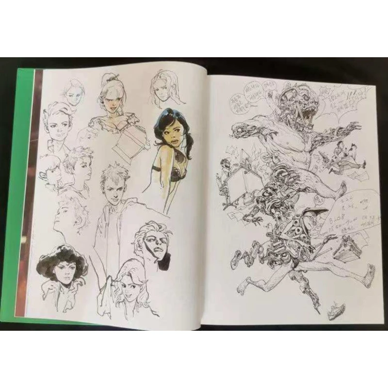 Korean Artist Kim Jung Gi's Artbook 2018 Work Collection Manuscripts Drawings Copybooks Human Figure Perspective