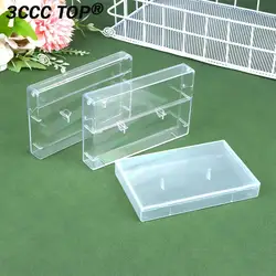 1Pc Cassette Tape Shell Transparent Storage Box Audio Magnetic Recording Blank Tape Case Dustproof Box for DIY Reels Cassette