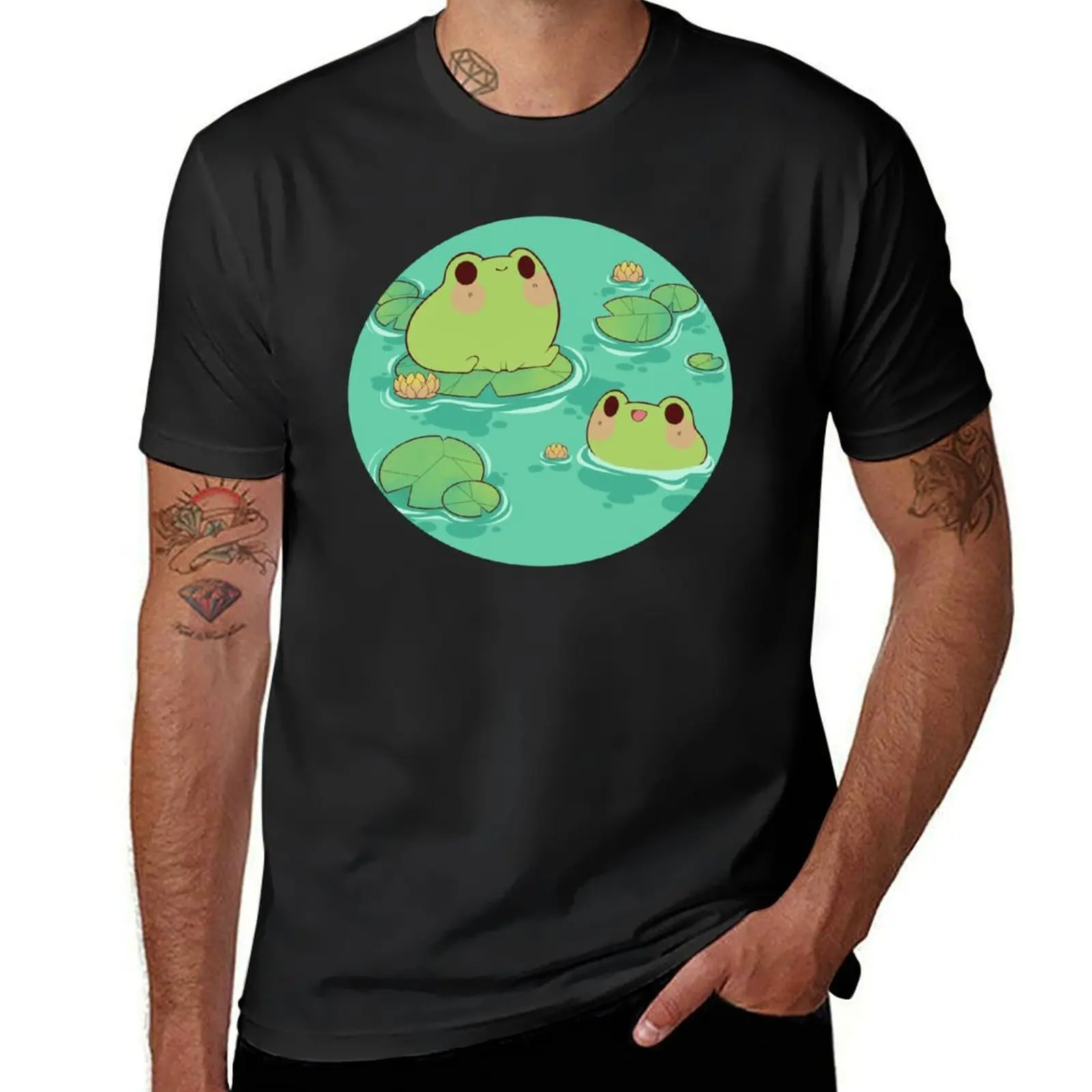 Froggies by the water T-Shirt boys whites cute clothes quick-drying t shirts men