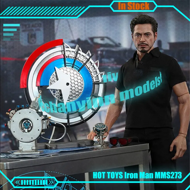 Original Hot Toys 1/6 Iron Man Action Figure Ironman 2 Tony Statue Debugging 3.0 Beta Version Figures Ht Mms273 Model Toys Gift