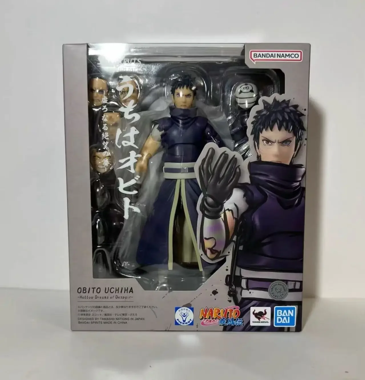 

Bandai Shf Naruto Uchiha Obito Joint Moveable Doll