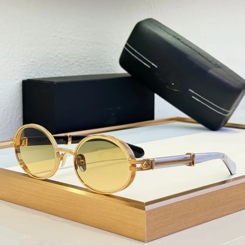 

Wholesale High Quality brand Sunglasses Alloy frame and Acetate Temple UV400 Designer Eyewear with box
