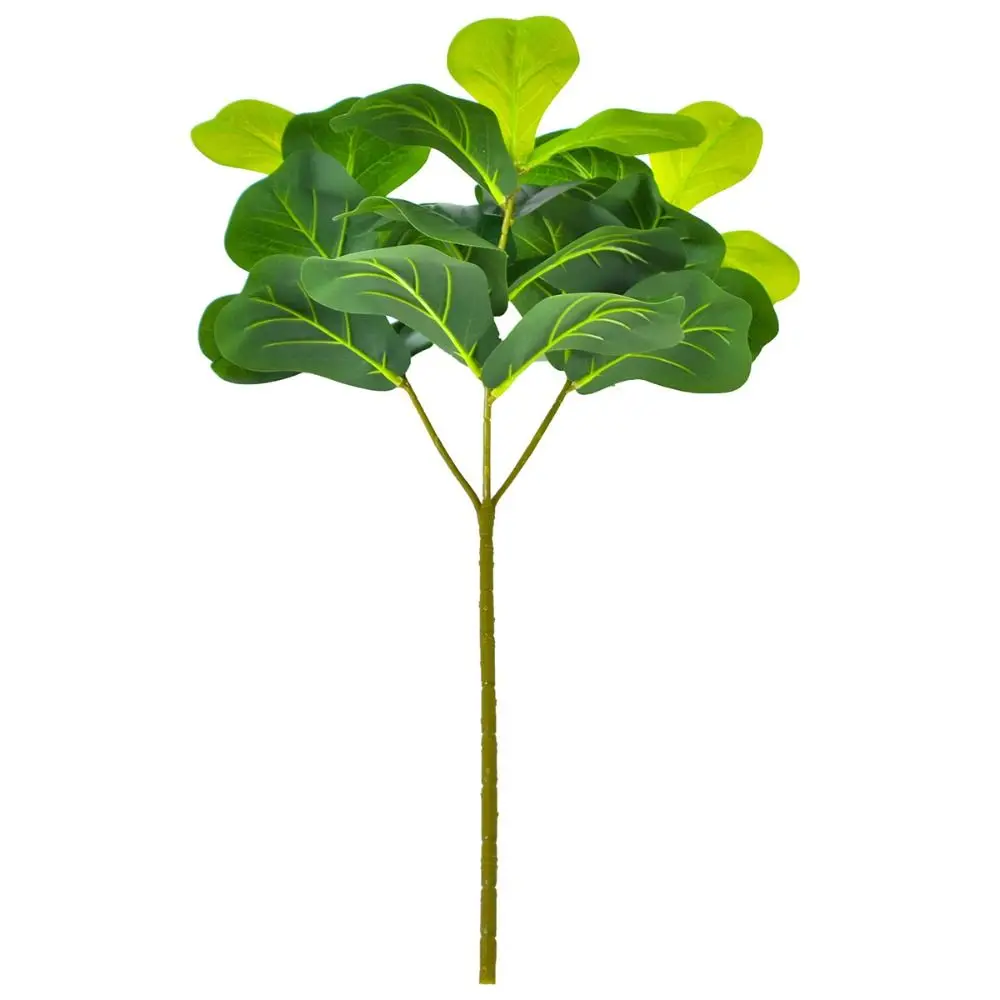 

Large Artificial Fiddle Leaves Fig Tree Real Touch Plastic Tropical Banyan Plants Branch Vibrant Delicate Fake Ficus Tree