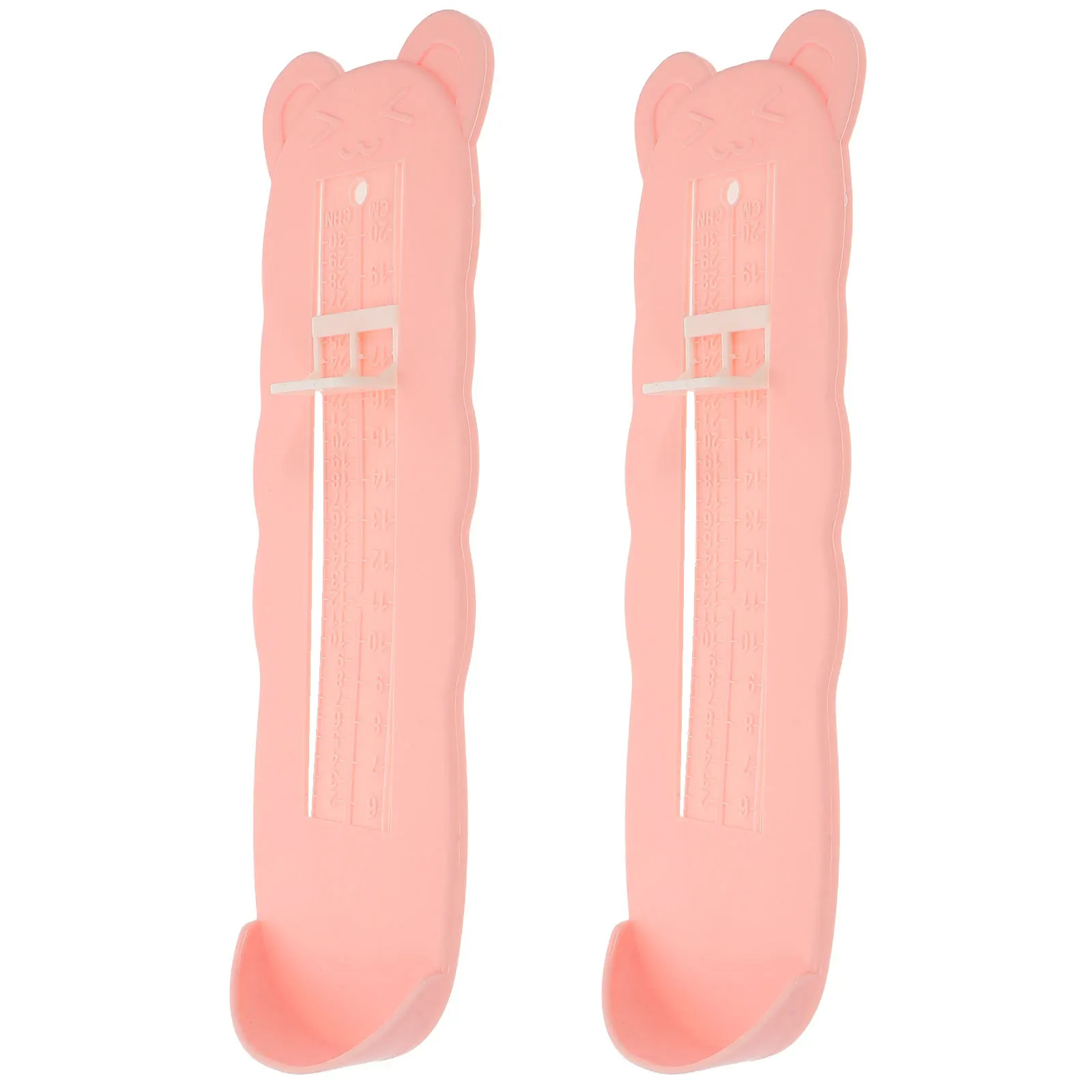 2 шт. устройство для измерения длины стопы для младенцев, быстрое и легкое определение размеров обуви, компактный портативный измеритель длины стопы для