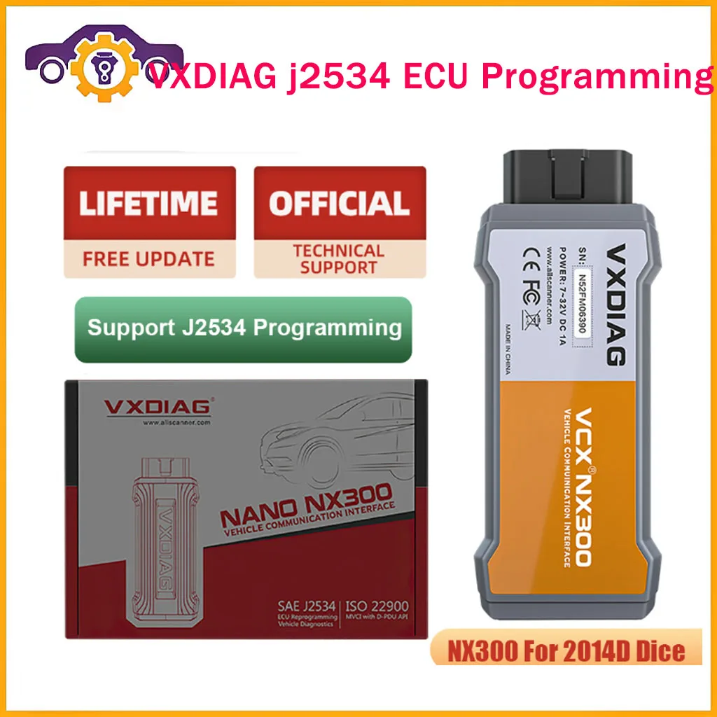 

VXDIAG j2534 ECU Programming VCX NANO NX300 For VOLVO 2014D Dice Coding Diagnostic Tools Automatic obd2 All System Free Update