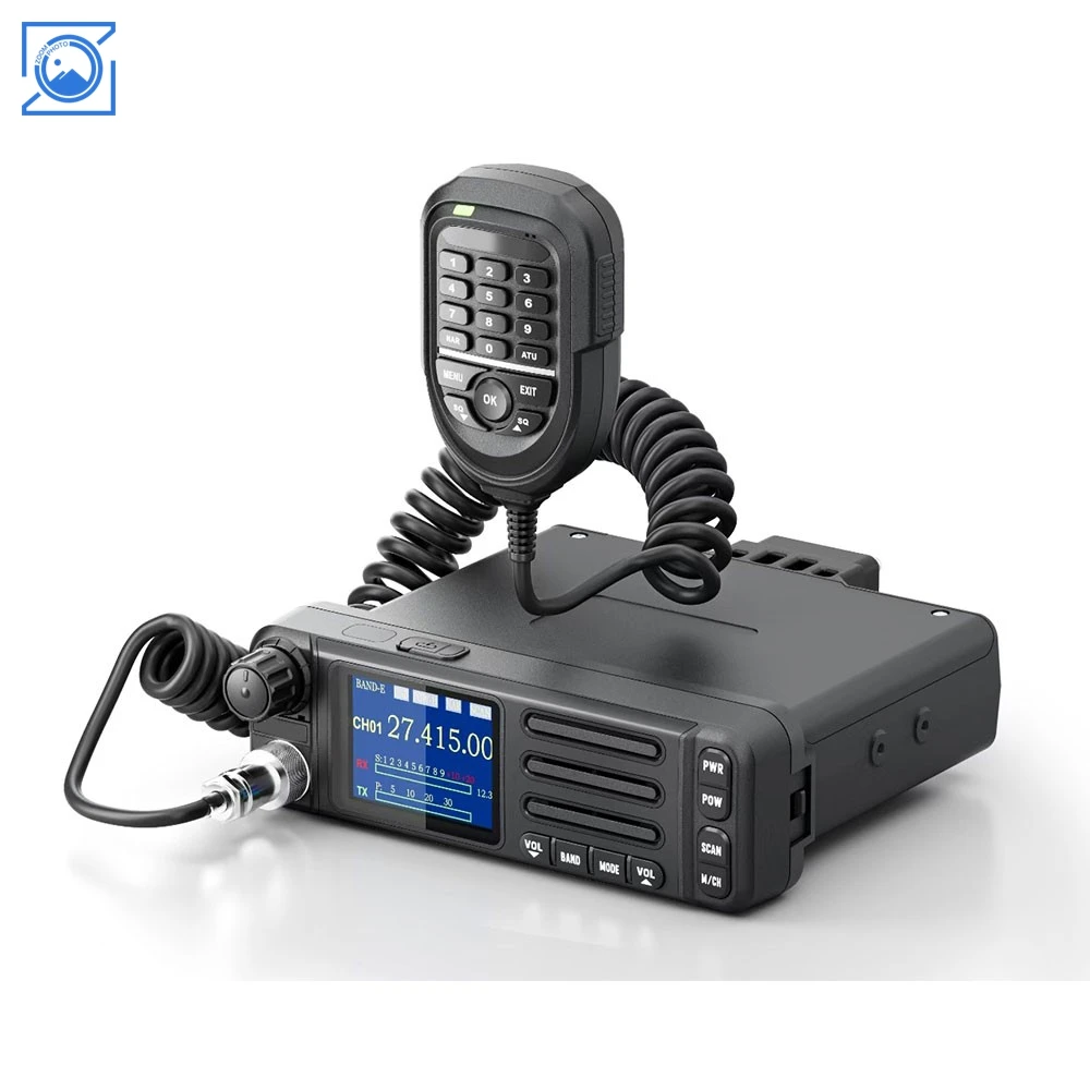 

HamGeek 6699-CB Radio 1-30MHz/21-30MHz Mobile Radio Supporting FM/AM/CW/SSB Modes with Microphone