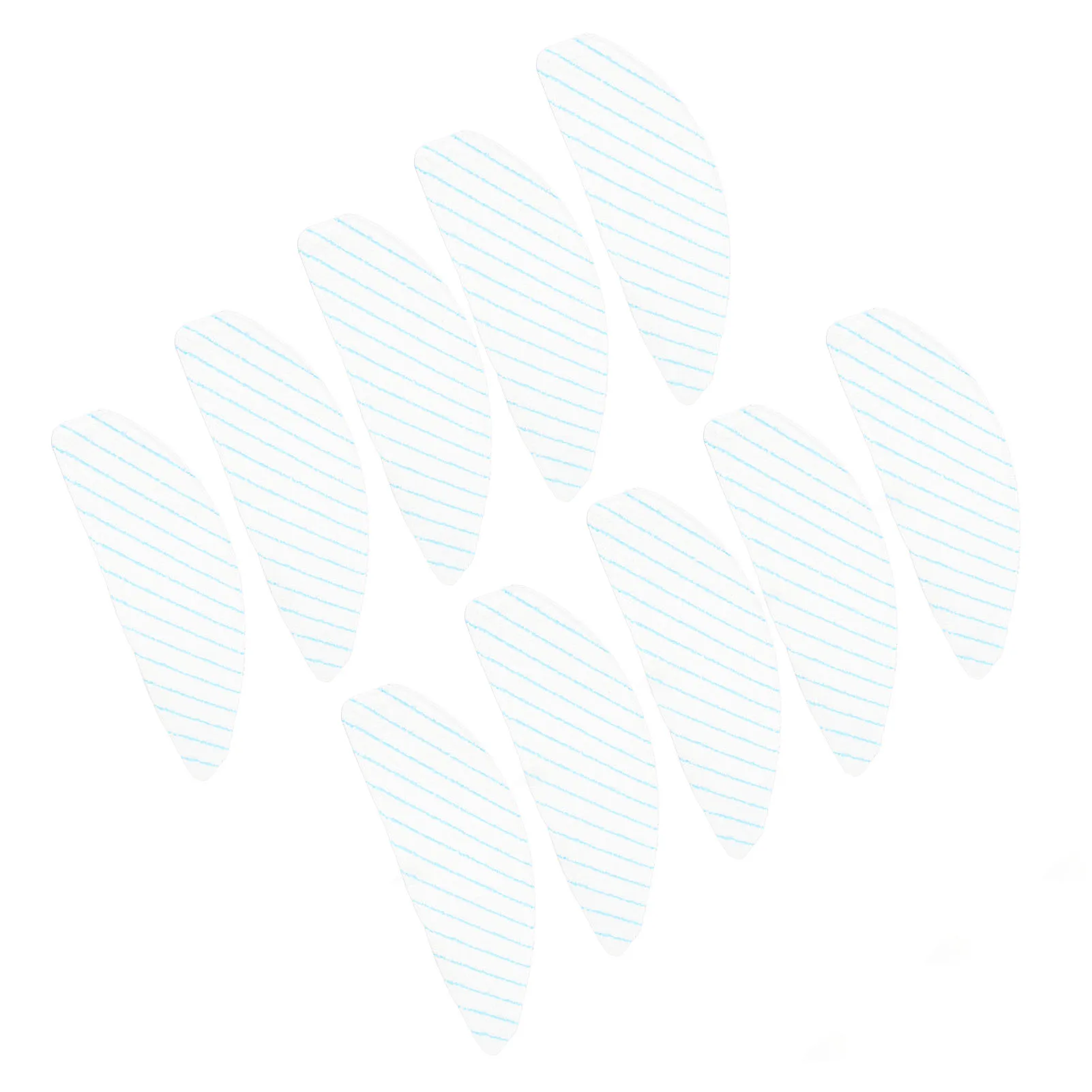 Esfregão descartável de microfibra robô varrendo, Substituição de alta absorção, Panos esfregando para T9, T8, AIVI, N8, 10pcs