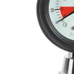 Brass Material 300Bar Gauge For Night Diving Compact Size 203*61*38mm Weight 567g Clear Measuring Scale Measuring Range 0-300BAR