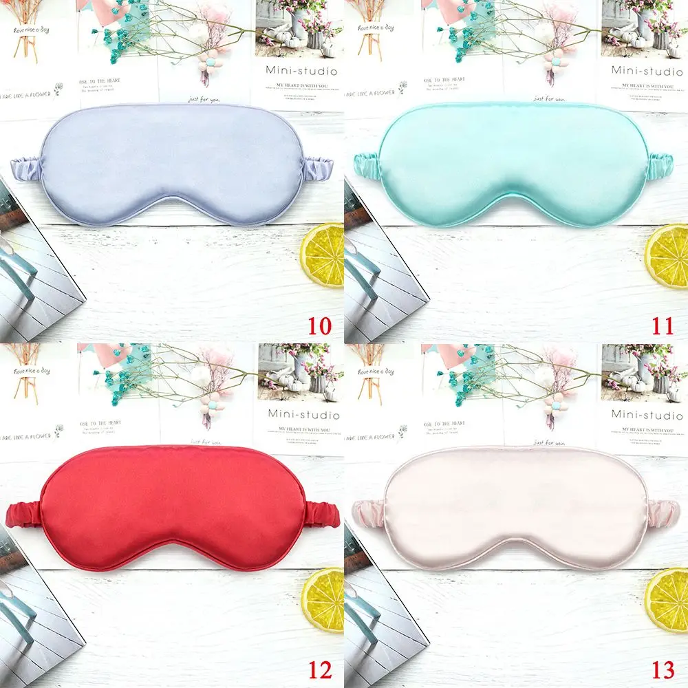 Reset Soft Travel Eye Patch Sleeping Health Care Silk Shield Light Bandage Night Eyeshade Sleep Eye Mask Blindfold Eye Cover