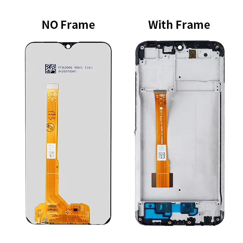 6.22\' LCD For Vivo Y93S/ K9X/ realme V13/Y93/Y91/y91i/Y91C/U1/Y95LCD Display With Touch Frame Digitizer Screen Mount