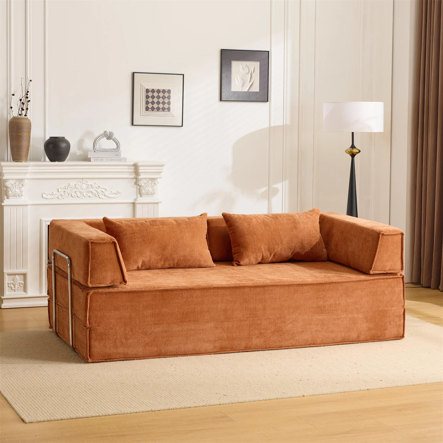 Large and Small Living Room Splicing and Compression Module Sofa Folding Dual-purpose Sofa Bed for Home Living Room
