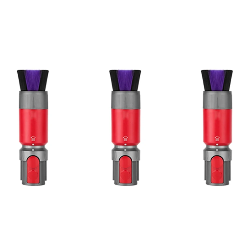 

Пылесос 3X для Dyson V7 V8 V10 V11 V12 V15, мягкая щетка без следов для удаления пыли, универсальные аксессуары с присоской