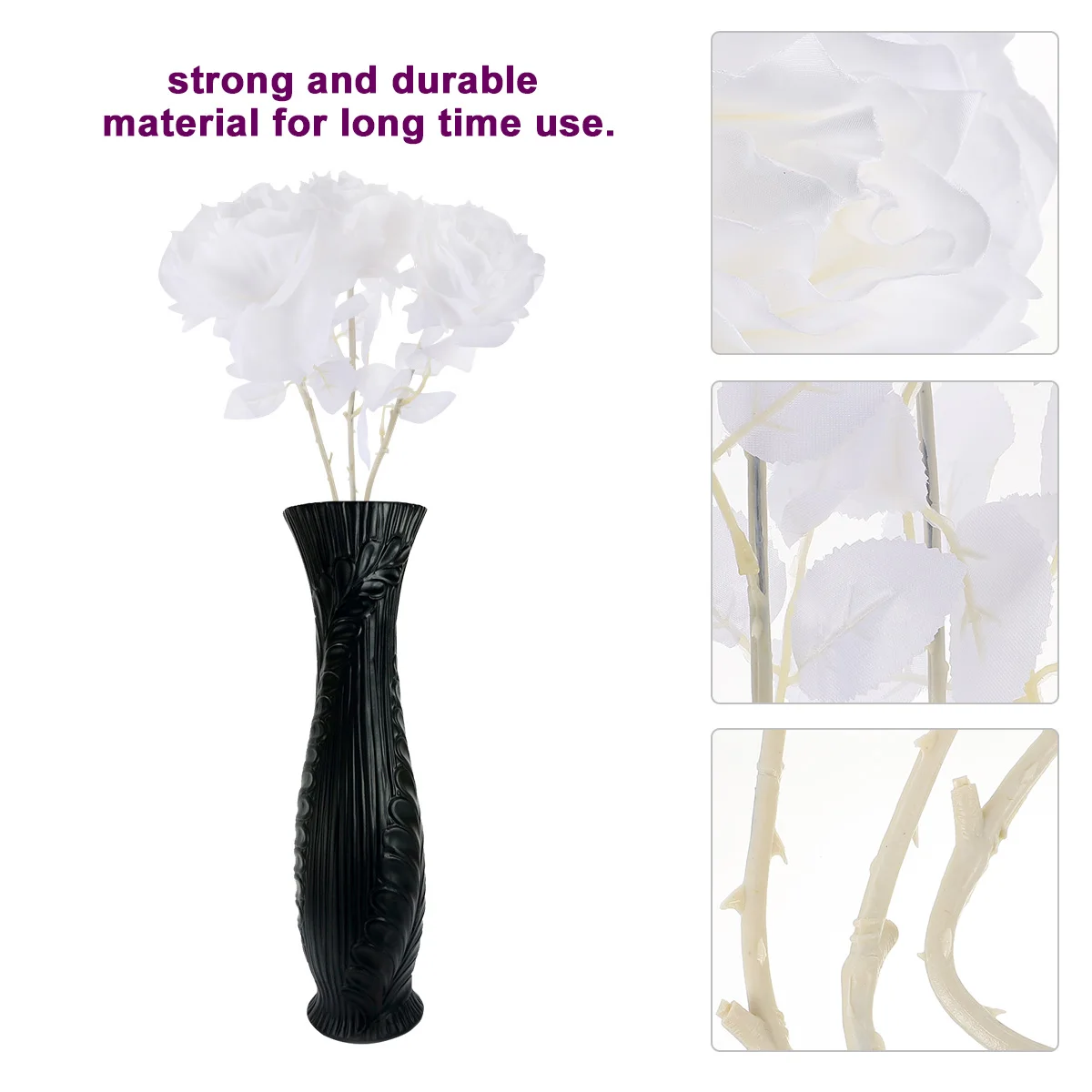 

3 PCS Simulated Flower Branches Decorations Fake Bouquet Rose Wedding Layout Prop Halloween Decorative Single