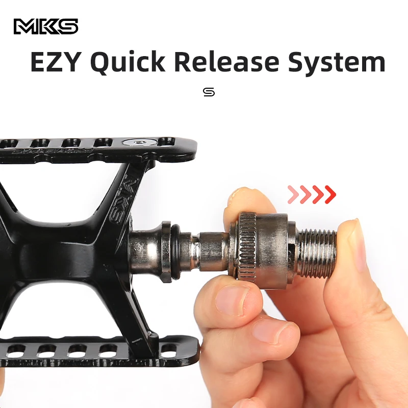 MKS Original EZY Quick Release System Bicycle Pedal Aluminum Alloy Waterpoof/Dustproof for Mountain / Road /  Folding Bikes