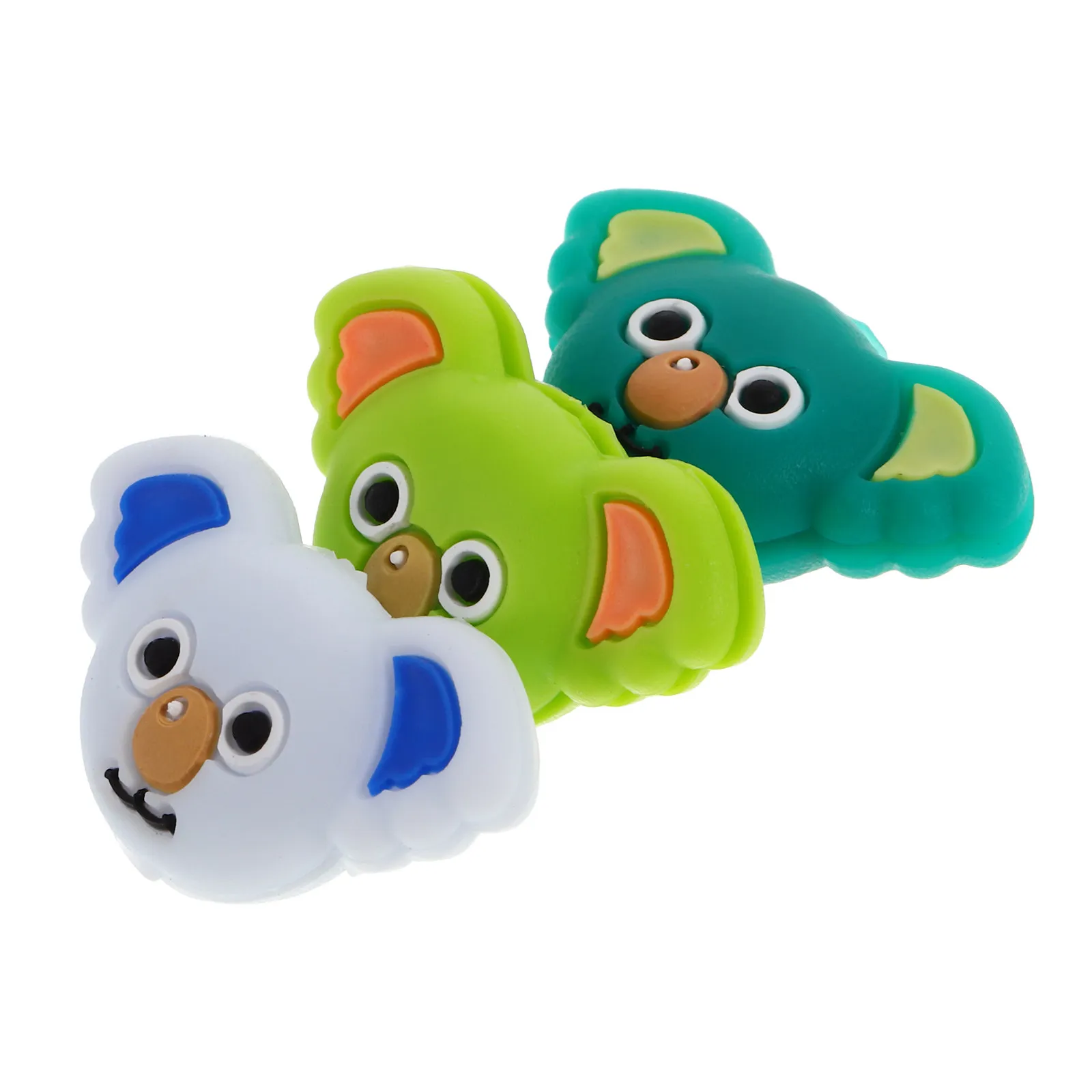 

3Pcs Cute Koala Tennis Racket Dampeners Cartoon Vibration Absorber Lightweight Shock Reducer for Comfort