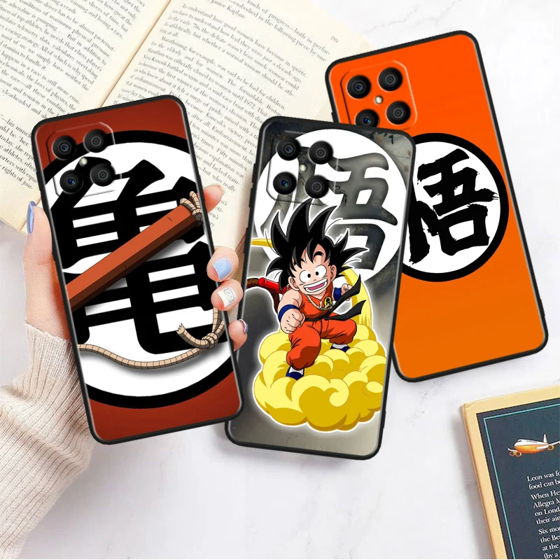 Dragons Balls Gokus Vegetas For Honor X9A X8A X6 80 GT 70 60 SE 50 X30 30S 30i 20 20S Pro Plus Lite Black Soft Phone Case