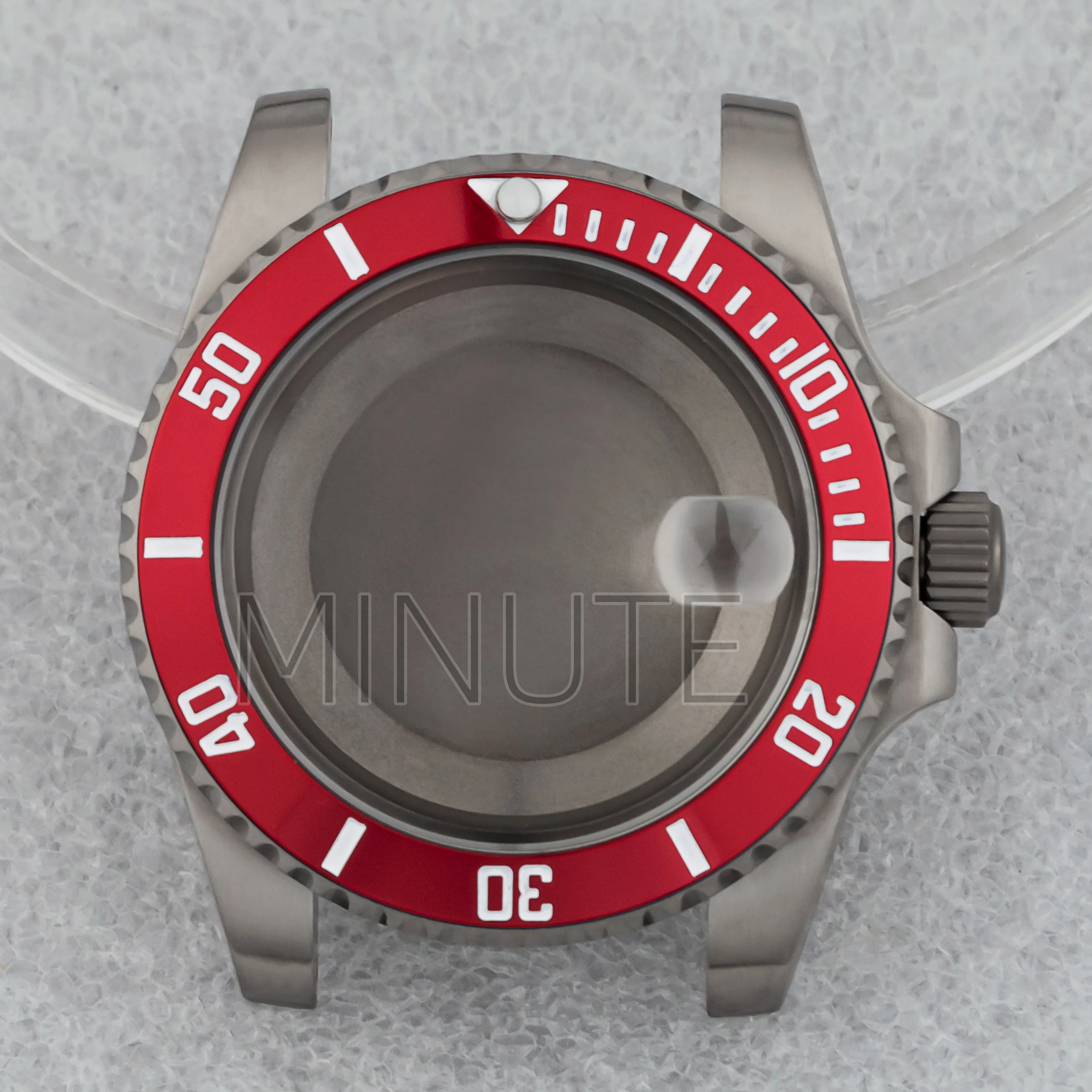 

40mm Titanium Watch Case Bracelet Men Case Strap 28.5mm Dial for Submariner GMT Yacht NH34 NH35 NH36 ETA2824 Automatic Movement