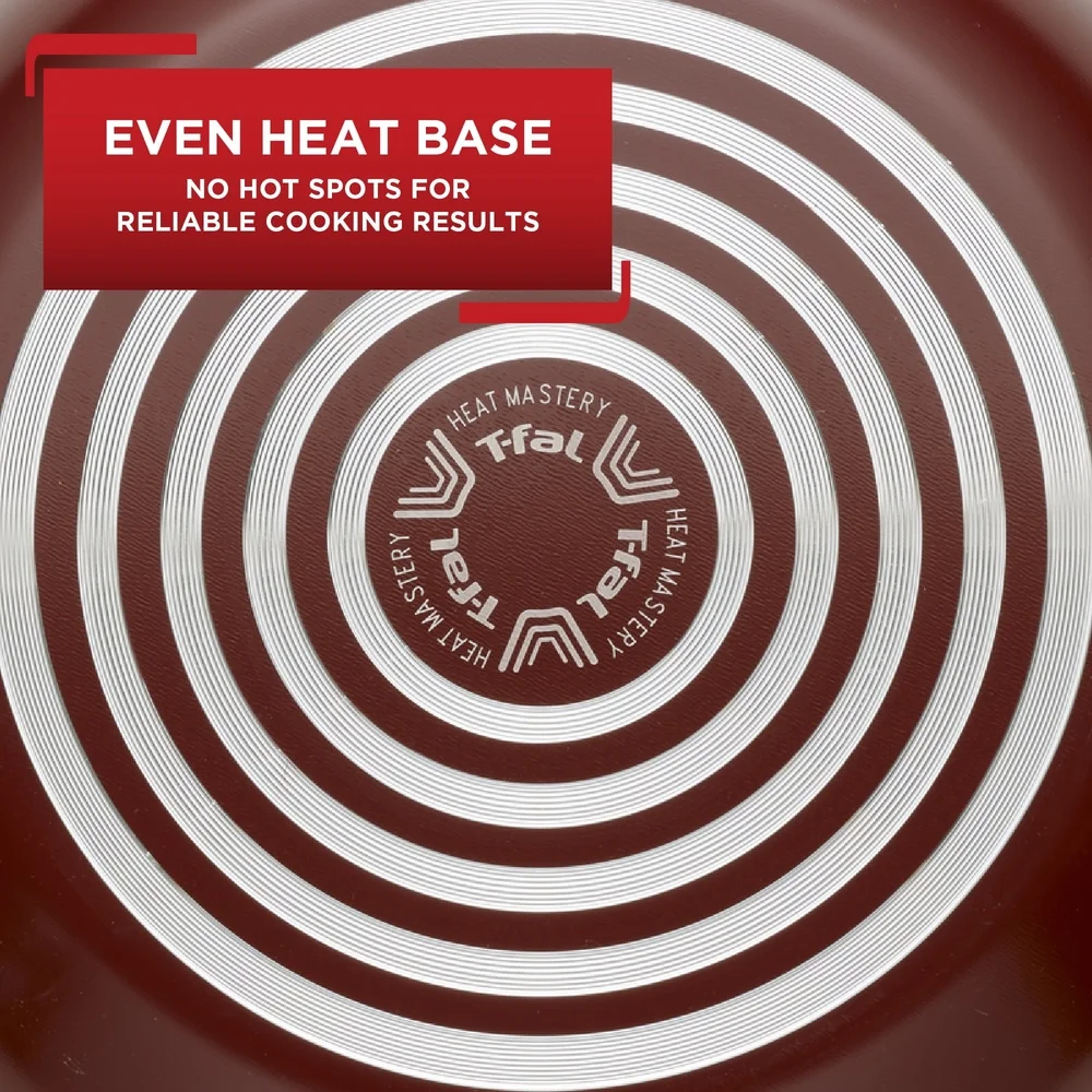 مقلاة غير لاصقة مقاس 12 بوصة أواني طهي Pro-Glide مع مؤشر بقعة حرارية حتى قاعدة حرارية مقبض مريح فرن آمن للاستخدام في غسالة الأطباق #6