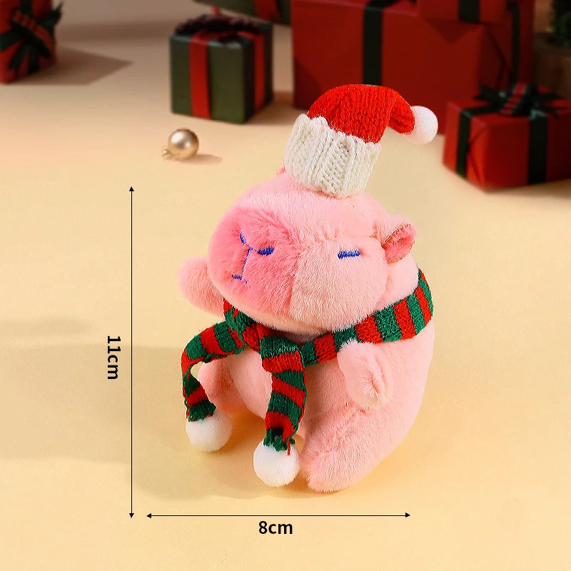 11 cm capibara pluche sleutelhanger hanger simulatie kawaii knuffels zachte pop pluche collectie kerstcadeaus speelgoed voor kinderen