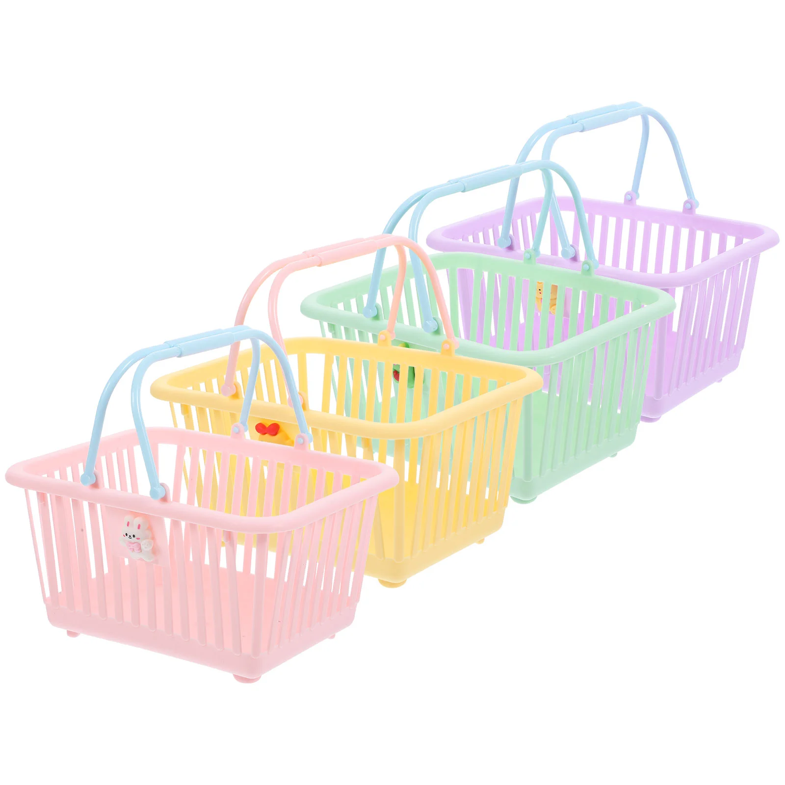 Basket Desktop Storage Flower Plant Container Small Plastic Baskets Organizer Sundries