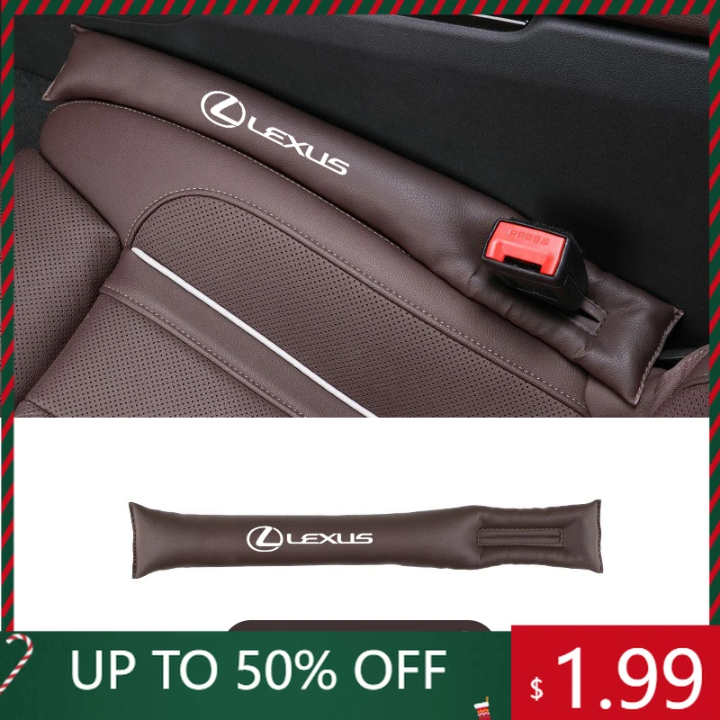 

Car Stickers PU Leather Car Seat Gap Filler Strip Soft Leak-proof Filler Padding For Lexus IS250 IS300 RX330 RX350 GX200 GX300 L