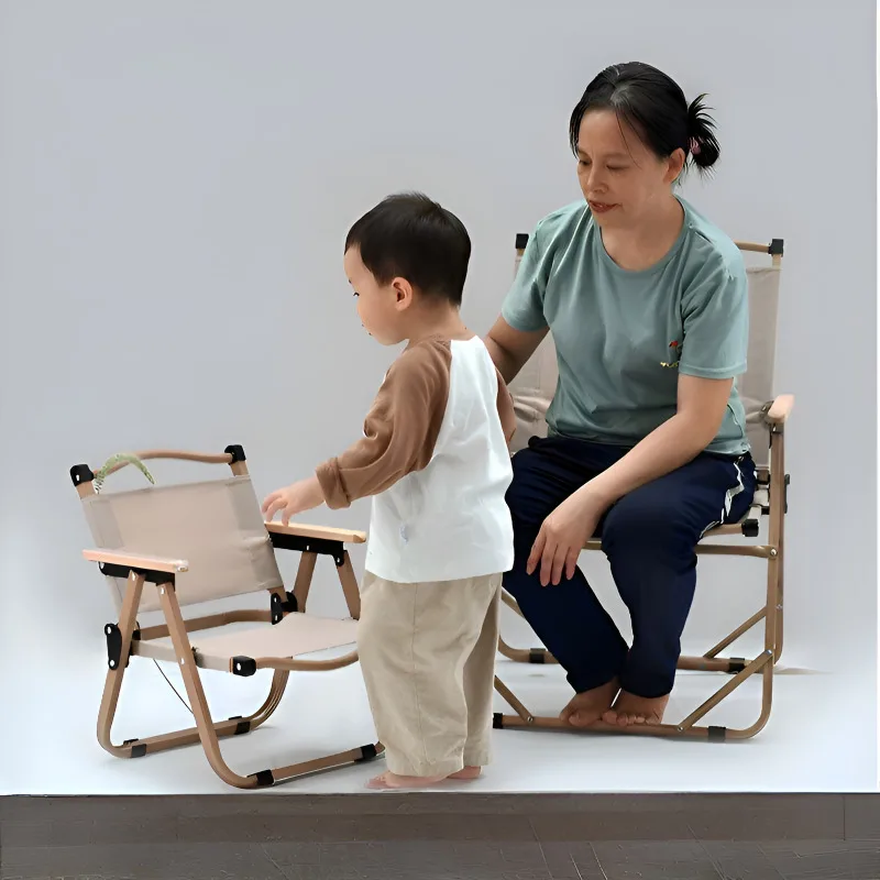 

Kids Outdoor Folding Chair Baby Comet Mini Picnic Backrest Portable Beach Seat with Handles for Toddlers and Easy Travel Use