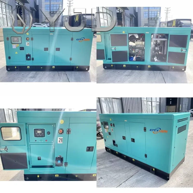 Citylion Super Silent Generator 120kW/150kW 120kVA/150kVA Portable ATS for Engine Auto Start Genset