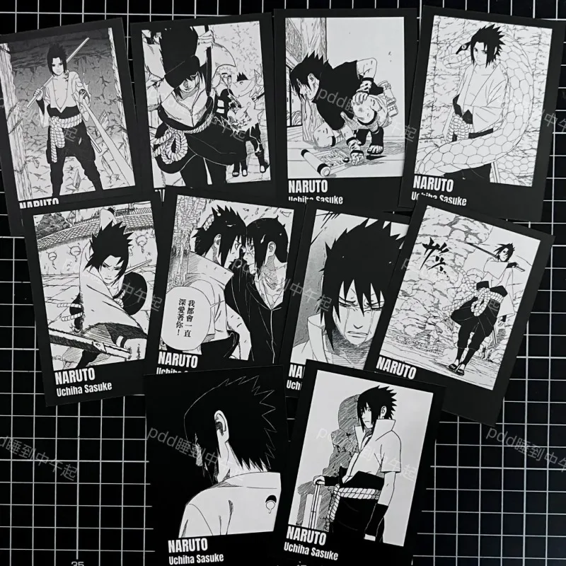 بطاقات أنيمي ناروتو اوتشيها ساسوكي مجموعة بطاقة الصور لتقوم بها بنفسك مجموعة إبداعية حلية هدايا رائعة لصديق كوس الأجهزة الطرفية اللعب #1