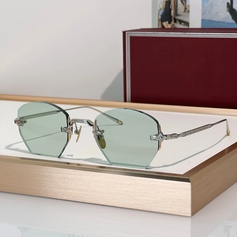 

FAIRBANK Sunglasses Oval Alloy Popular Luxury Brand Women's Sunglasses Designer Men Shades Outdoor Retro High Quality Glasses