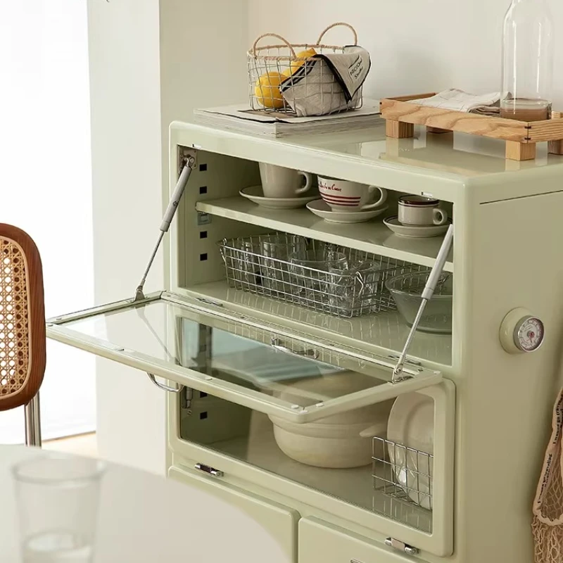 

Japanese retro chest, iron cabinet, glass display cabinet