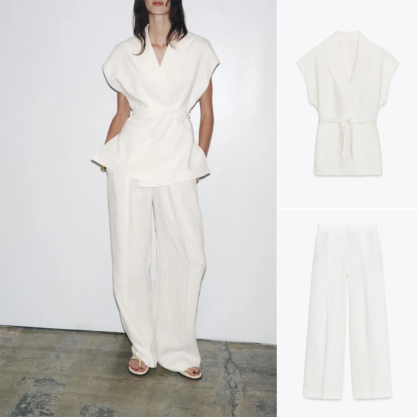 

Casual Loose Fit Double Breasted Linen Blend Vest Svel T Top Women's Faion Autumn 2025 Gown Traditional Chinese S...