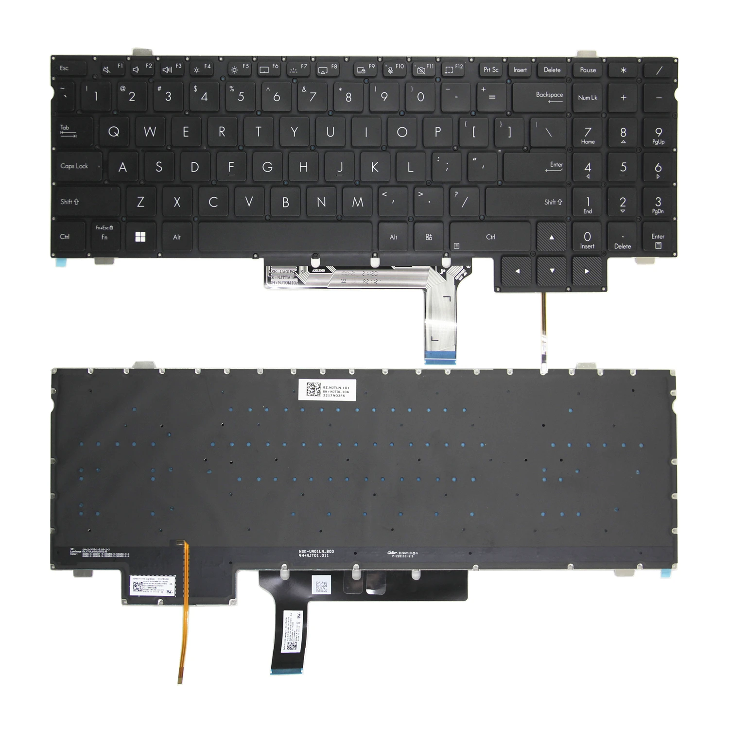 

New Backlit US Keyboard For Asus ProArt Studiobook 16 H5600 W5600 H7600 W7600 H5600Q H7600Z W7600H English