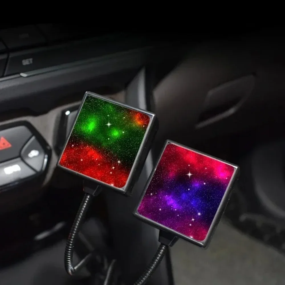 

Hoc for Car USB Roof Star Light Interior LED Starry Atmosphere Ambient Projector Decoration Galaxy Light Dynamic Autorotation