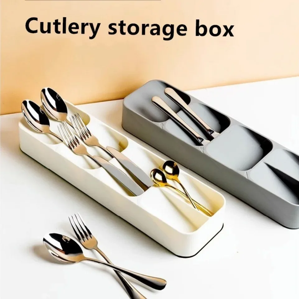Multifunctional Kitchen Drawer Organizer for Cutlery Classification, Knife Fork Storage Box, Creative Desktop Sundries Organizer