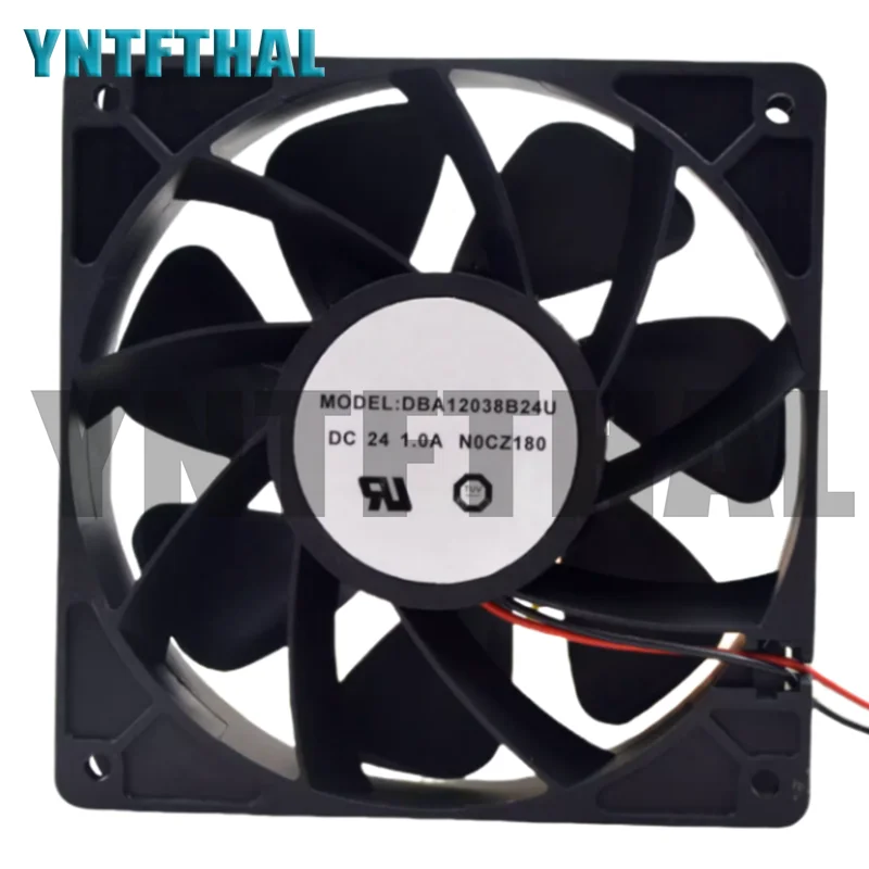 

Новый 12038 DBA12038B24U DC24V 1.0A 12CM двухпроводной охлаждающий вентилятор