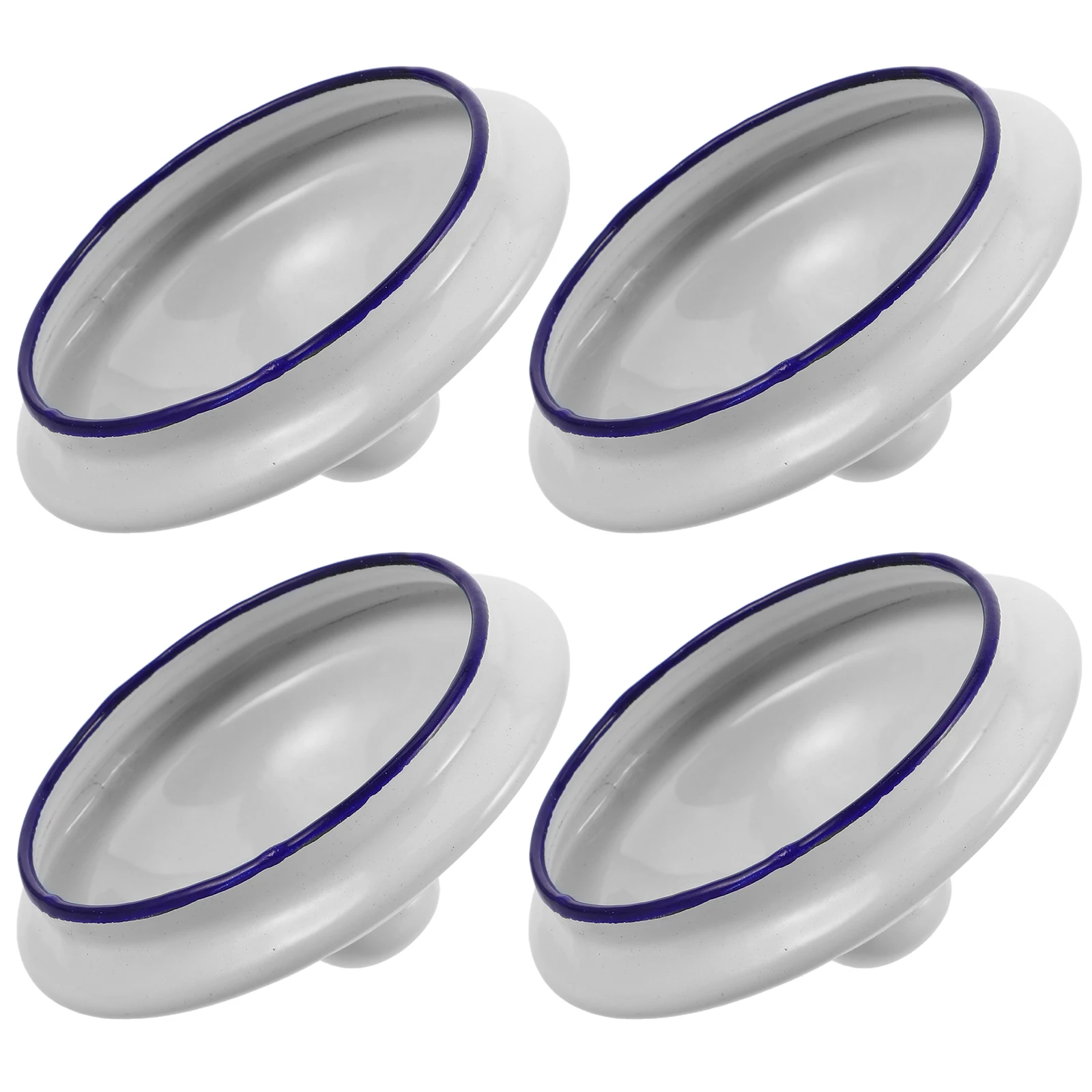 

4Pcs Enamel Cup Lids Universal Fit Kitchen Teaware Coffee Mug Tops Replacement Seals for Home Use Teaware Lid Mug Lid Covers