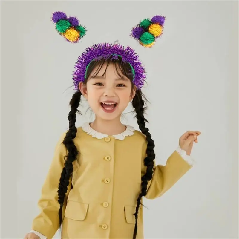DXAE Sparkling Pompoms Fand Mardi Gras Festival Capace