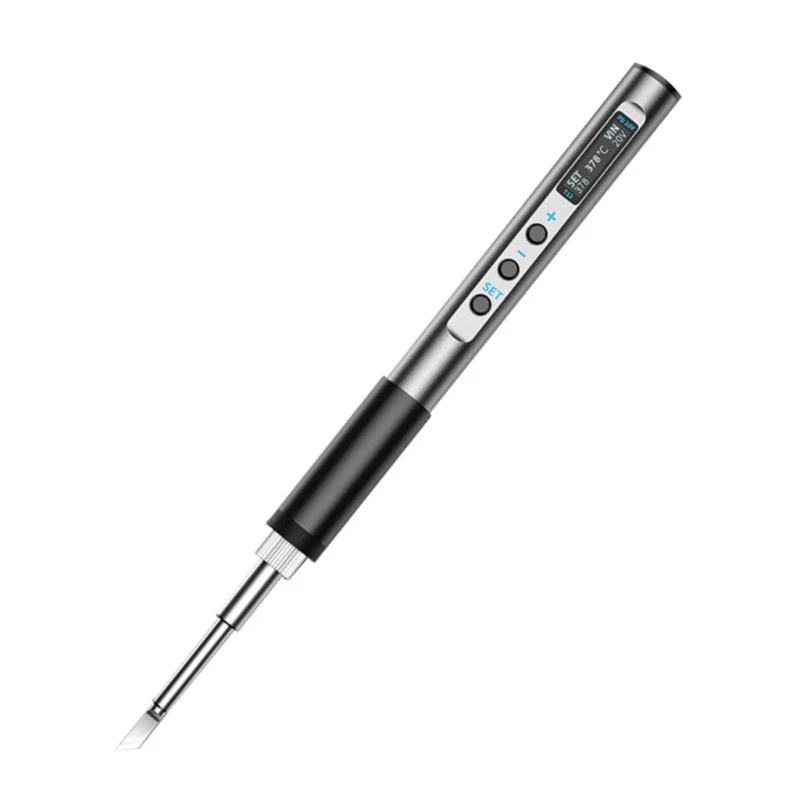 

Adjustable Temperature Controlled Soldering Iron, PD65W Soldering Iron Electric Welding Tools 180-450°C (356℉-842℉)