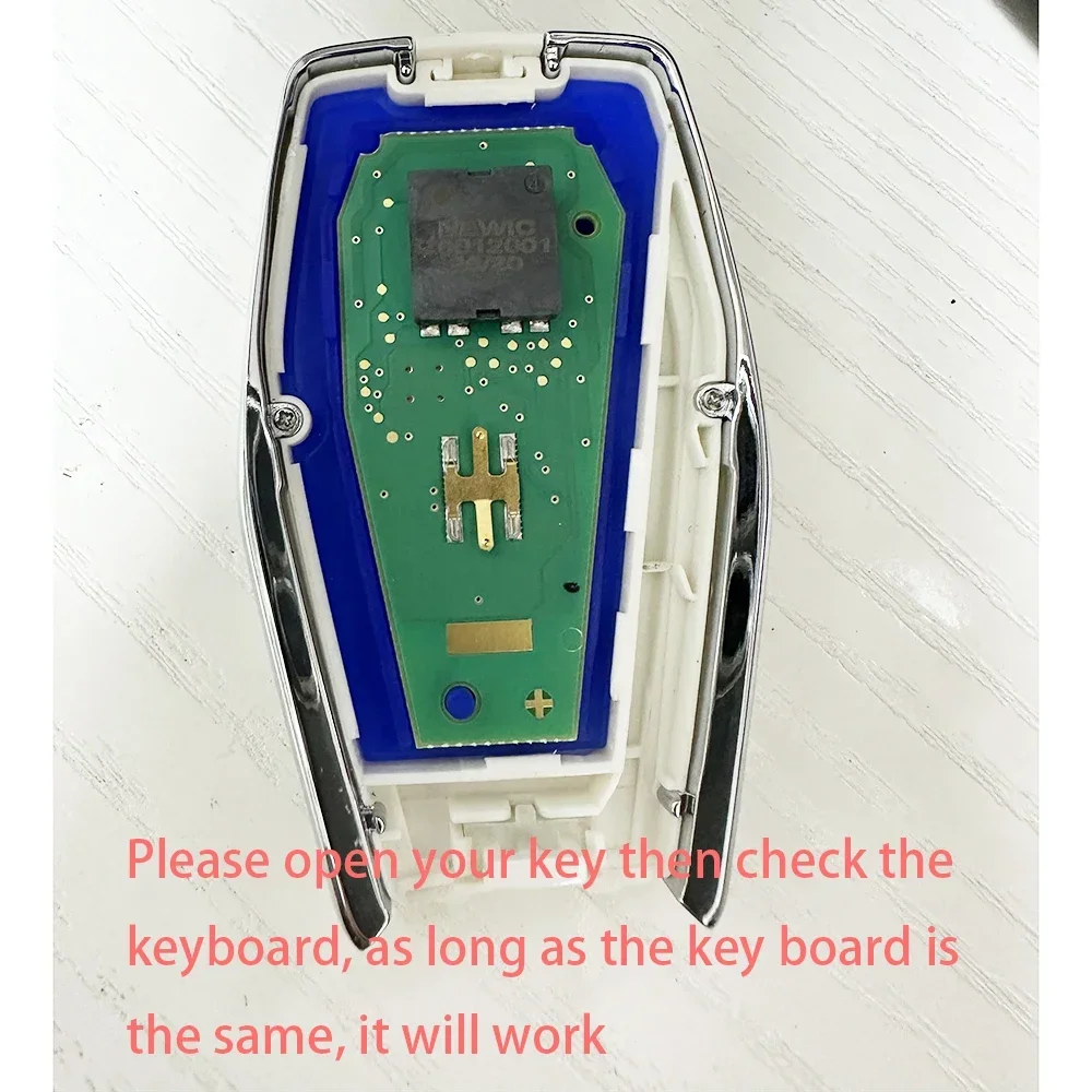 KiTi For Original 4Button 434MHZ Remote Control Key for GEELY ICON Geometry Coolray with 47/4A Chip