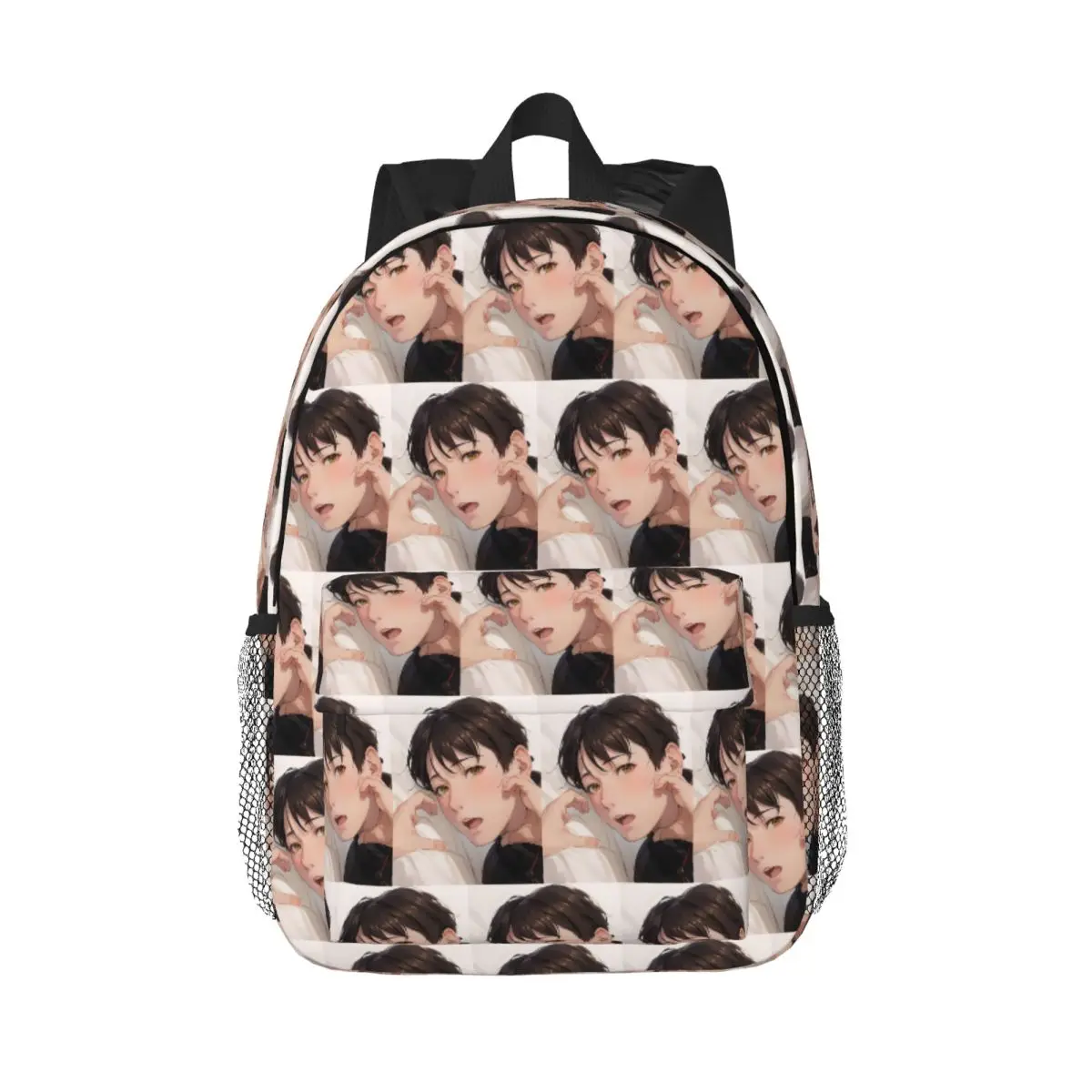 

Cha Eunwoo Backpack Hot Sale Daypack Large Capacity Boys Girls BookBag Shoulder Bags for Men Women Kids School Bag