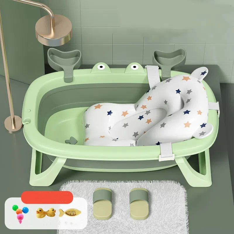 Portable Baby Bathtub Convenient for Bathing and Storage Foldable Baby Bathtub Baby Shower Basin Baby Bathtub Can Sit Lie Down