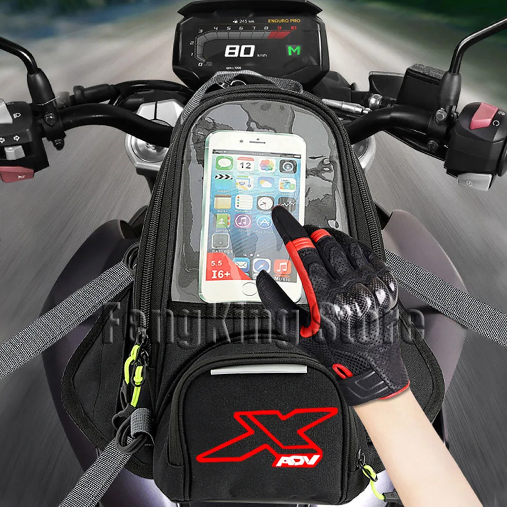 For Honda XADV750 XADV150 X-ADV X Adv 750 150 Motorcycle Magnetic Bag Riding Bag Navigation Fuel Tank Bag Large Screen