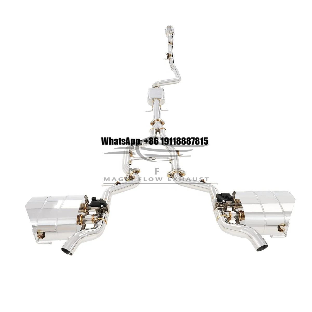 

Sports Valved Exhaust System Catback for Land Rover Velar 2.0T 2018-2021 Auto Tuning Parts